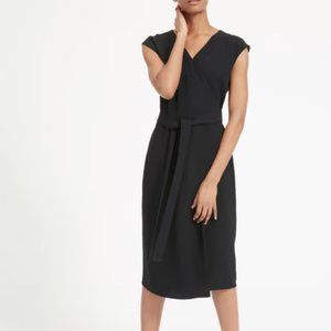Everlane Blue The Japanese GoWeave Short-Sleeve Wrap Dress Women’s Size 2